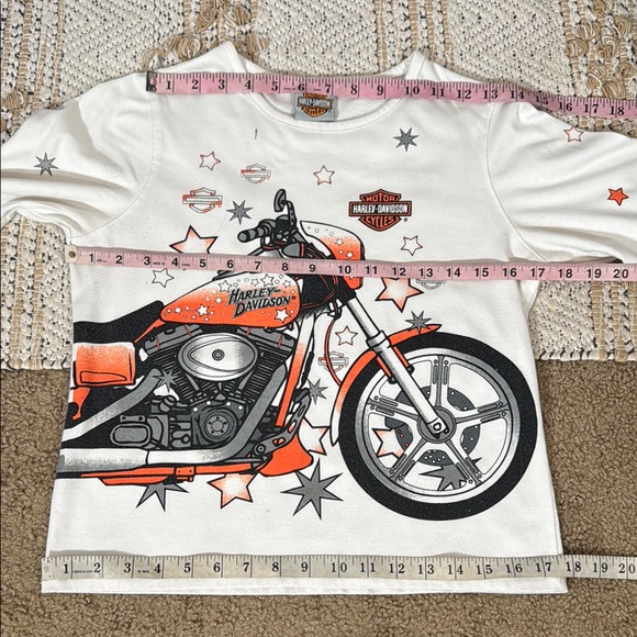 Harley-Davidson White Long Sleeve Motorcycle Shirt - Picture 8 of 11